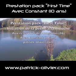 Vidéo prestation pack ‘’First Time’’ initiation de la pêche  à la mouche avec Constant (10 ans)